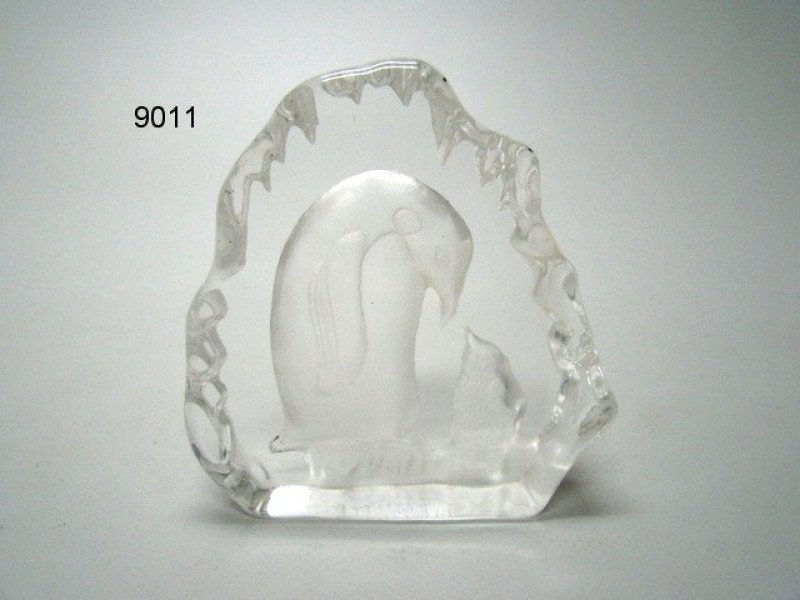 Pinguin glasdecoratie