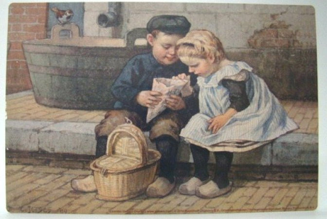 Ot en Sien placemat, suiker halen, 29 x 41,5 cm