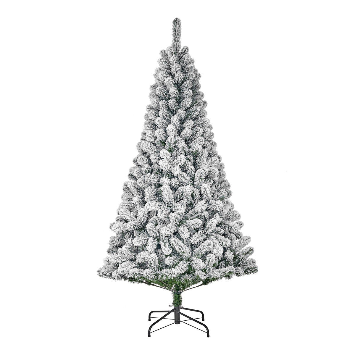 Millington besneeuwde kunstkerstboom, 230 cm, Ø127 cm