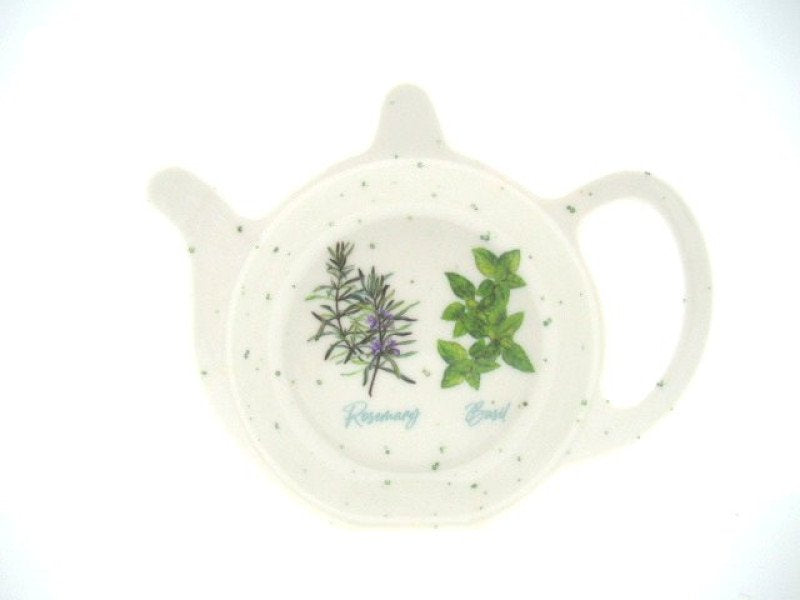 Kruiden, herb garden theetip, 13 x 10 cm