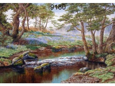 Spring bluebells wenskaart, 14 x 20 cm