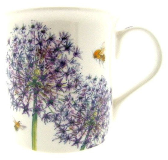 Bijen en allium mok, 300 ml