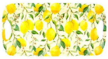 Citroenen dienblad Lemon Grove, 38 x 18 cm