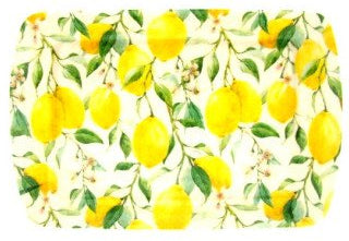 Citroenen dienblad Lemon Grove, 21 x 14,5 cm