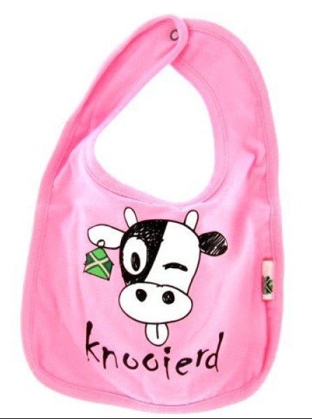 Slabbetje knooierd roze