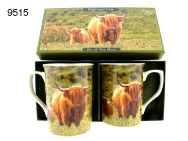 Schotse hooglander mokkenset, 2 stuks