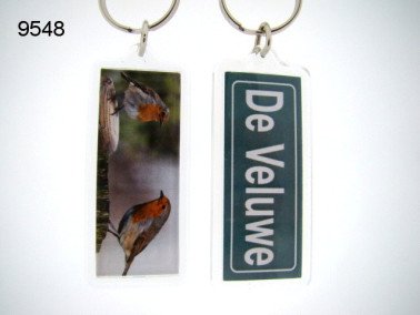 Roodborst sleutelhanger