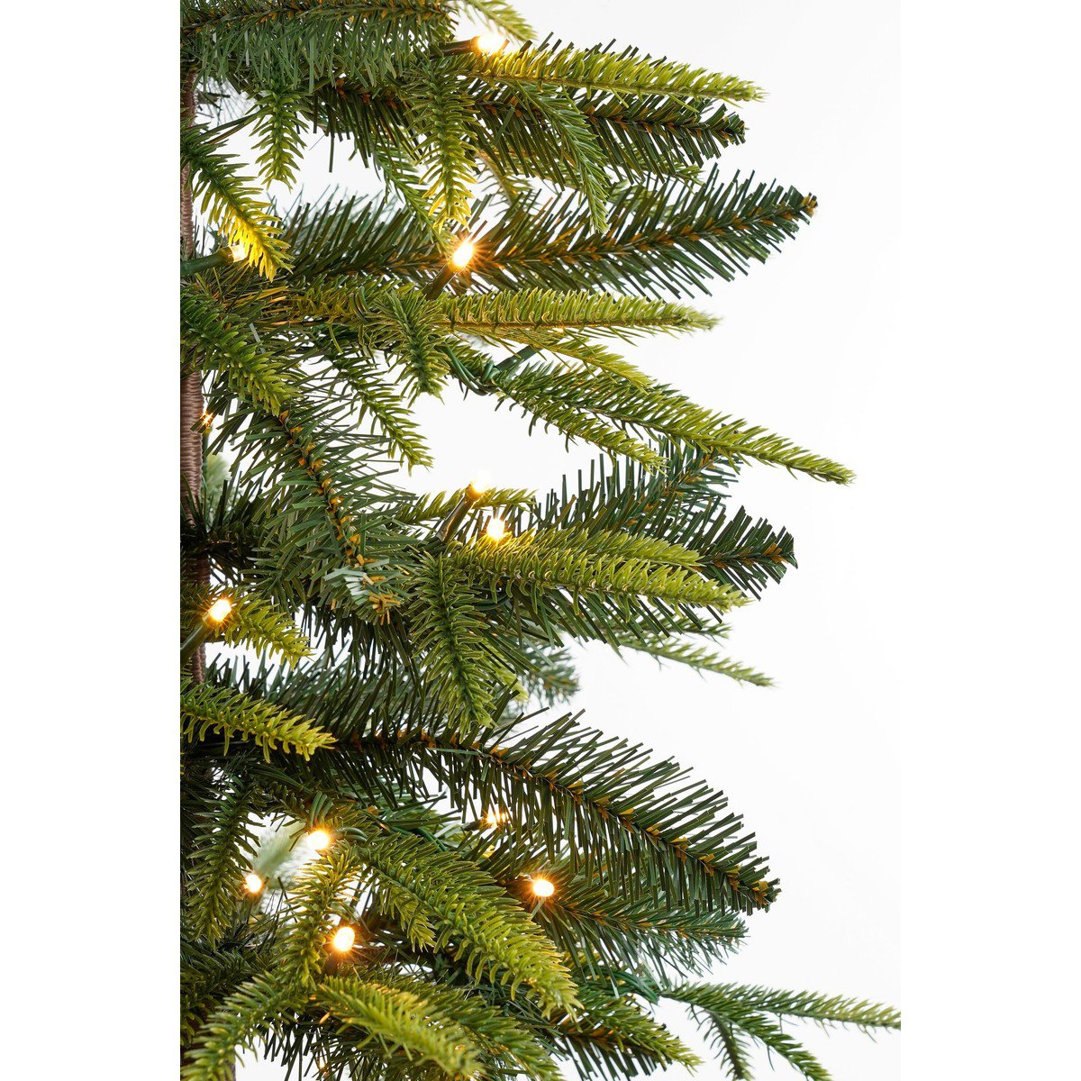 Lodge kunstkerstboom met verlichting, 155 cm, Ø 48 cm
