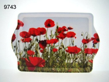 Klaproos dienblad, klein