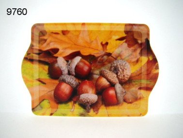 Eikel dienblad 21 x 14,5 cm