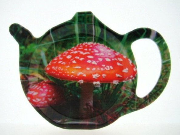 Paddenstoelen theetip, 13 x 10 cm