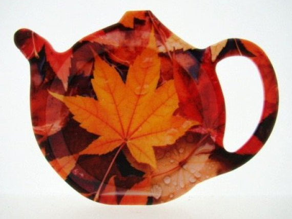Herfst theetip, 13 x 10 cm