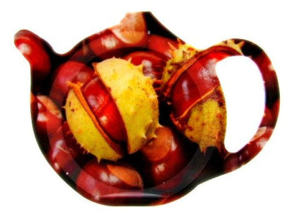 Kastanje theetip, 13 cm