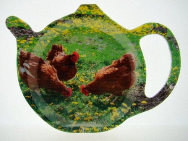 Kip theetip, 13 x 10 cm