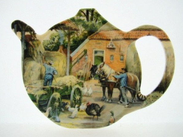 Ot en Sien, de laatste hooivracht theetip, 13 x 10 cm