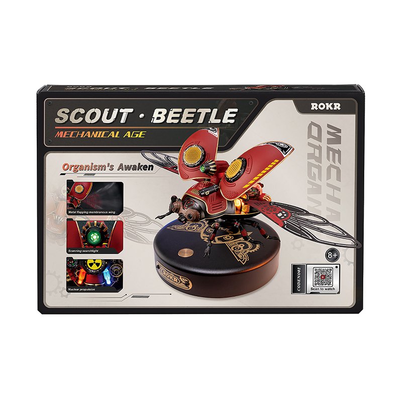 Mechanisch bouwpakket scout beetle robot 19,5 × 10 × 9,5 cm – 147 onderdelen