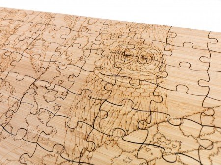 Het rijk der uilen, bamboe puzzel, 72 stukjes