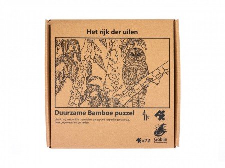 Het rijk der uilen, bamboe puzzel, 72 stukjes
