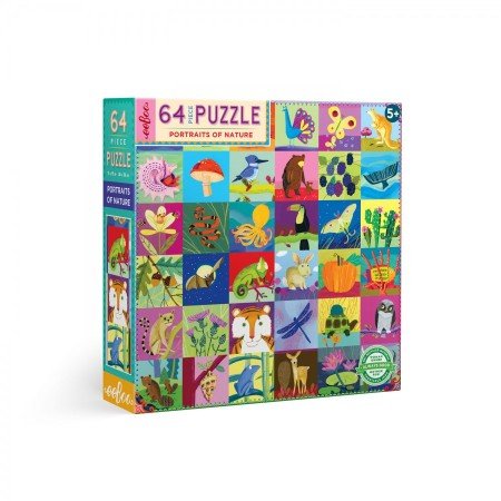 Portraits of nature legpuzzel, 64 stukjes