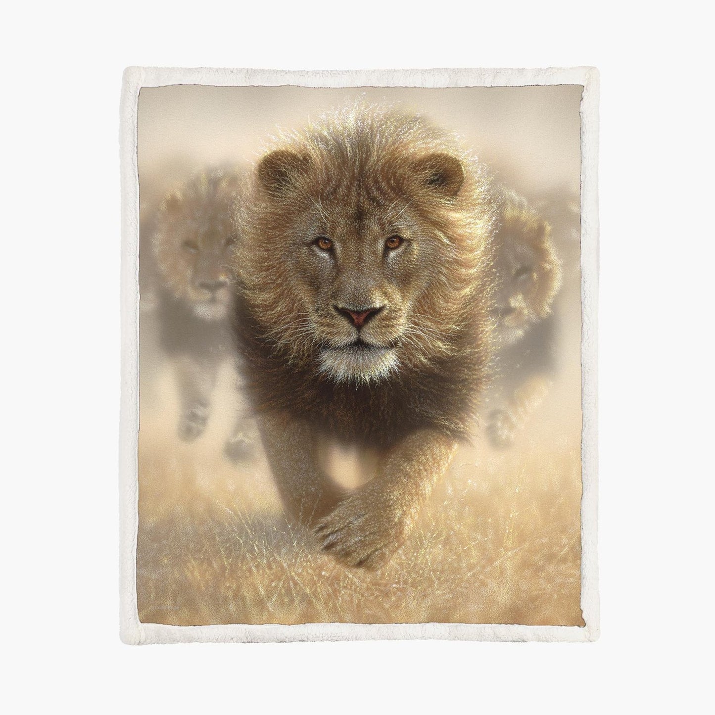 Fleece deken eat my dust, maat L