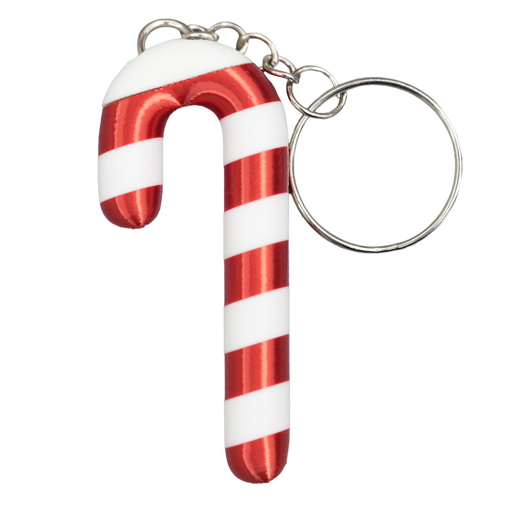 Candy cane sleutelhanger