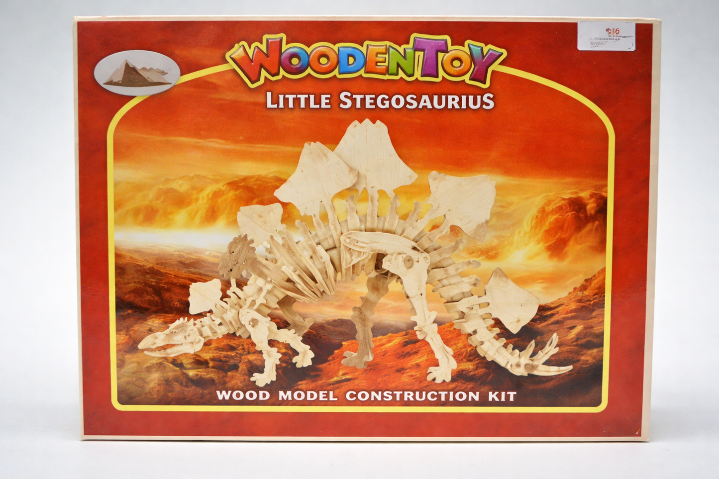 Stegosaurus bouwpakket, hout