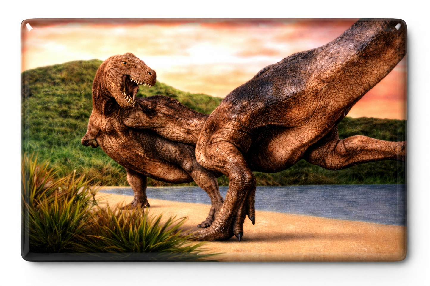 T.Rex magneet 3D, 8 x 5,5 cm