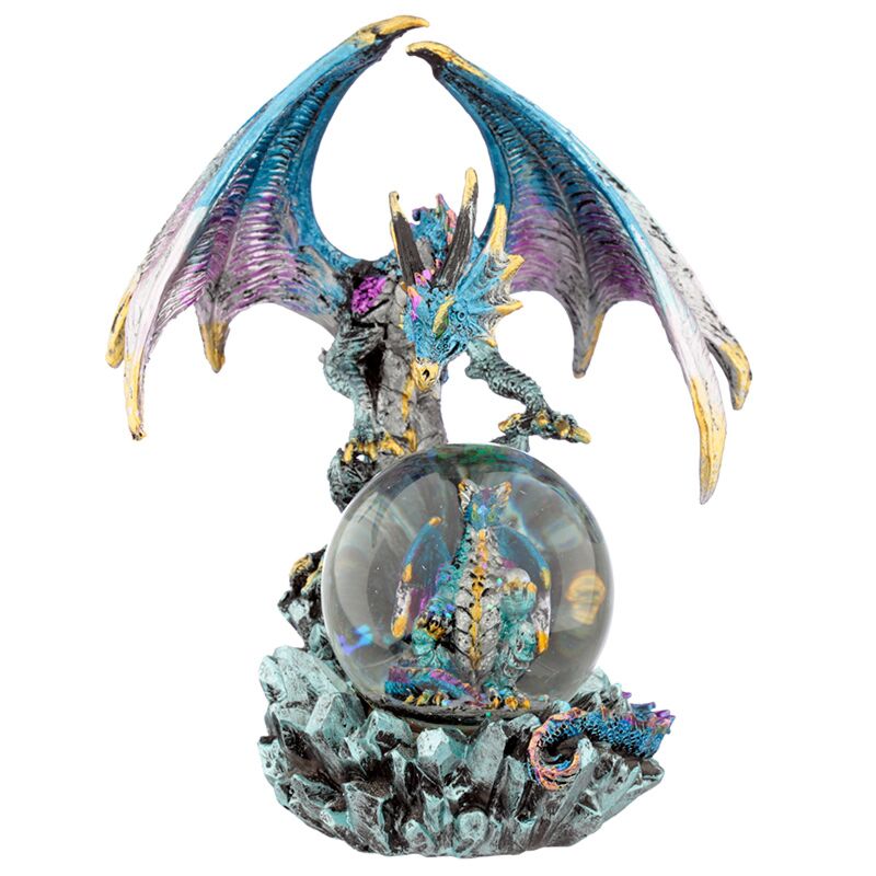 Dark legends, kristallen bol, draak, assorti