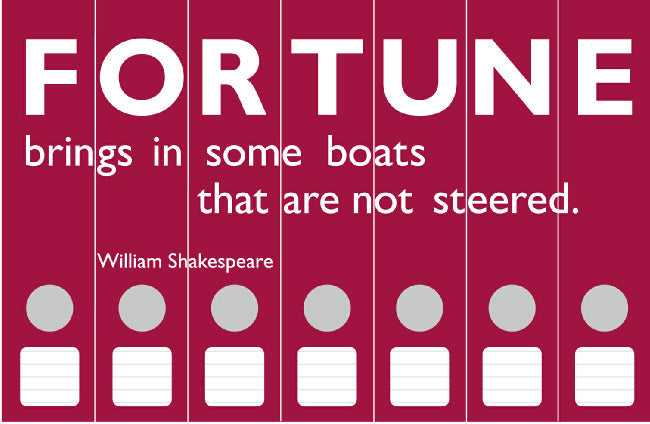 Ordneretiketten breed, 7 stuks Fortune