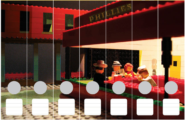 Ordneretiketten breed, 7 stuks Lego