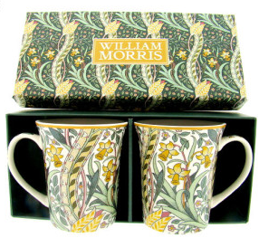 Narcissen mokkenset in geschenkdoos, 2 stuks, ca. 300 ml