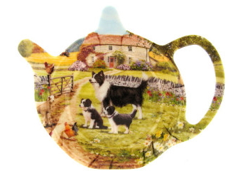 Schaap en collie theetip