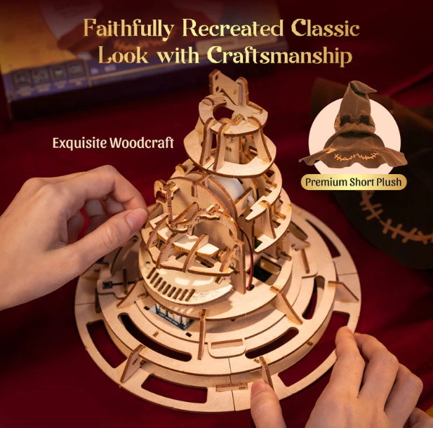 Harry Potter pratende sorteerhoed bouwset, 20 x 20 x 18,2 cm