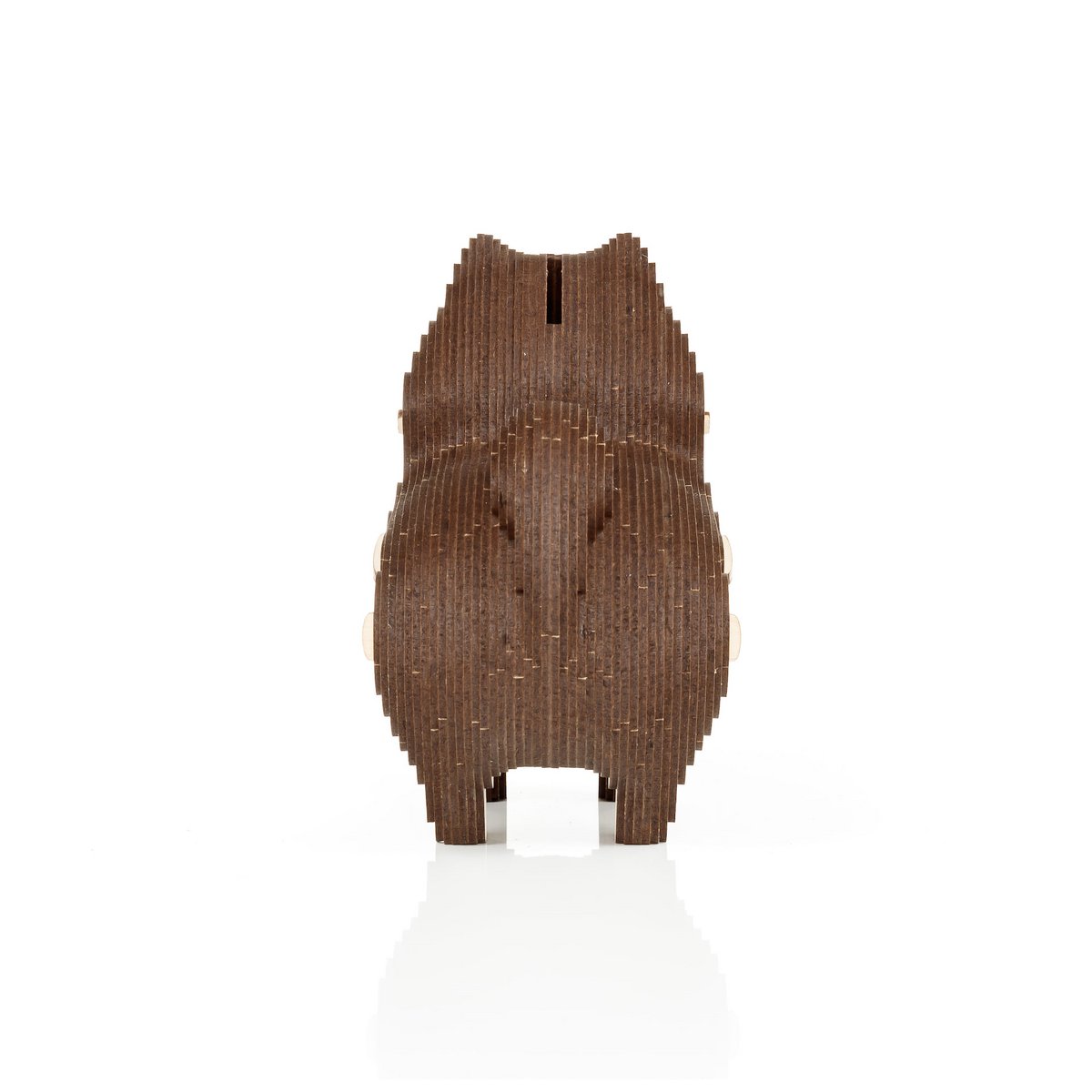 DIY houten spaarpot hondje, 15 x 9,1 x 15,7 cm