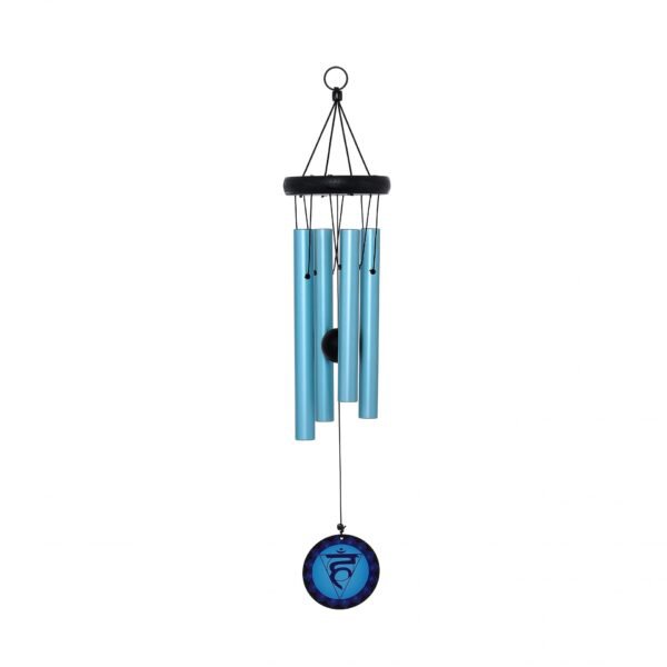 Chakra windgong Vishuddha keelchakra Nature’s Melody, blauw, 60 cm