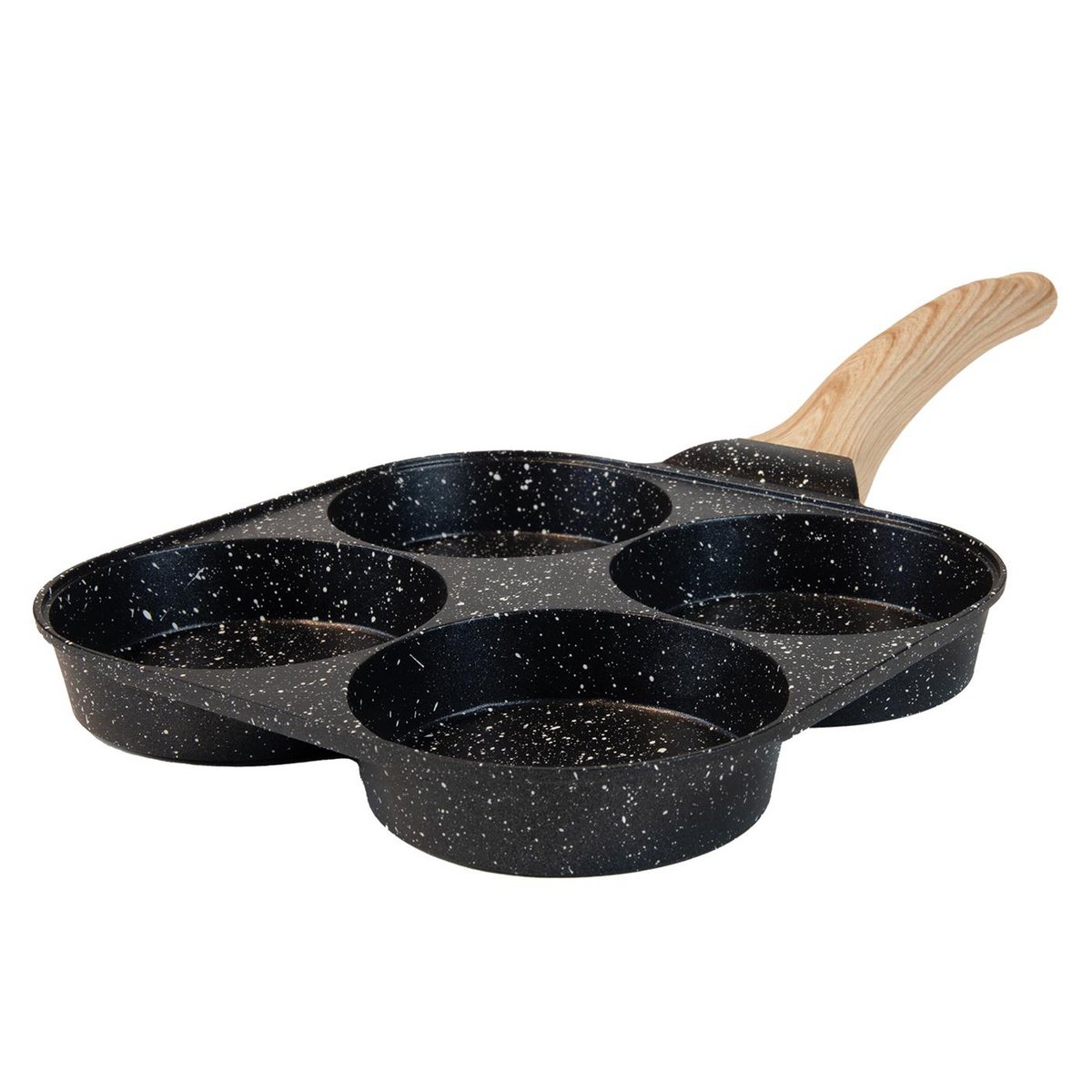 Omelet- en pannenkoekenpan voor 4 stuks Ø 19 cm