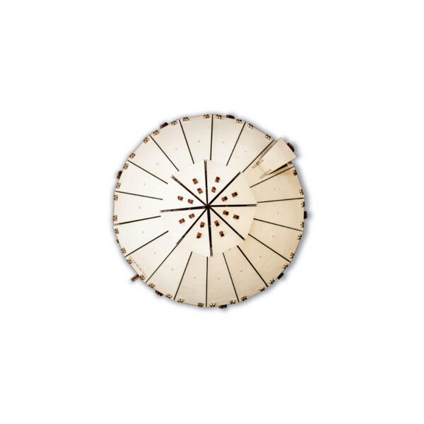 3D mechanische houten puzzel Da Vinci tank 25,3 × 23,9 × 15,6 cm