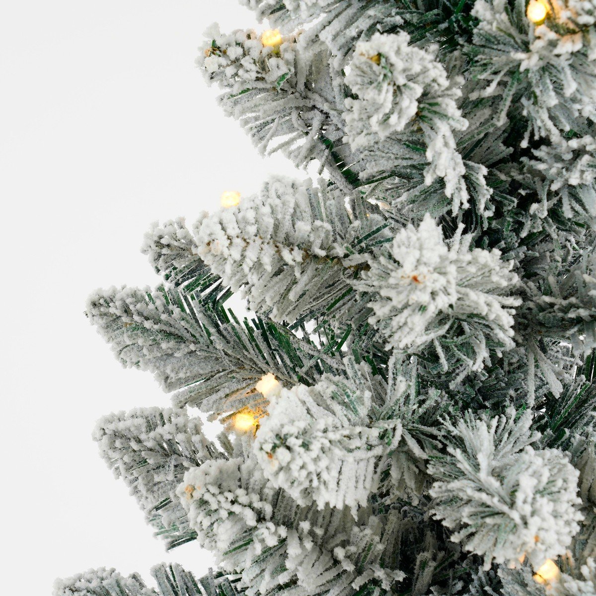Gerlos besneeuwde kunstkerstboom met verlichting, 75 cm, Ø 36 cm