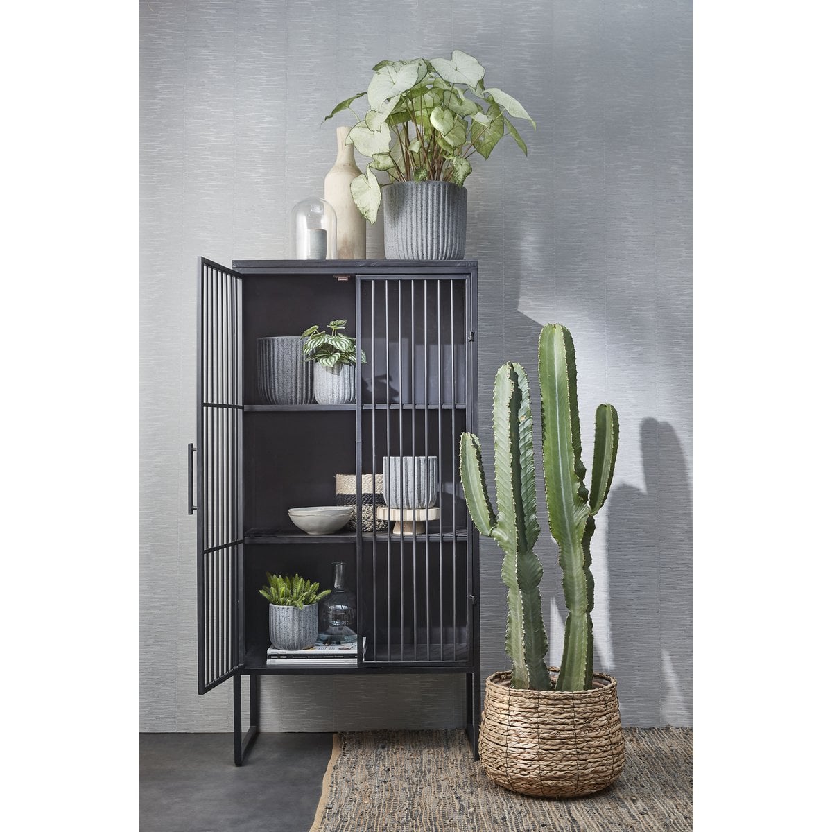Avalon plantenmanden, set van 3, bruin