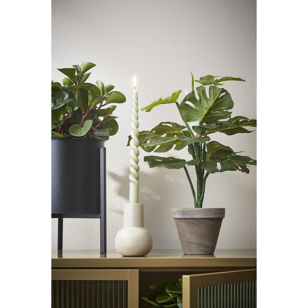 Monstera kunstplant, 48 cm