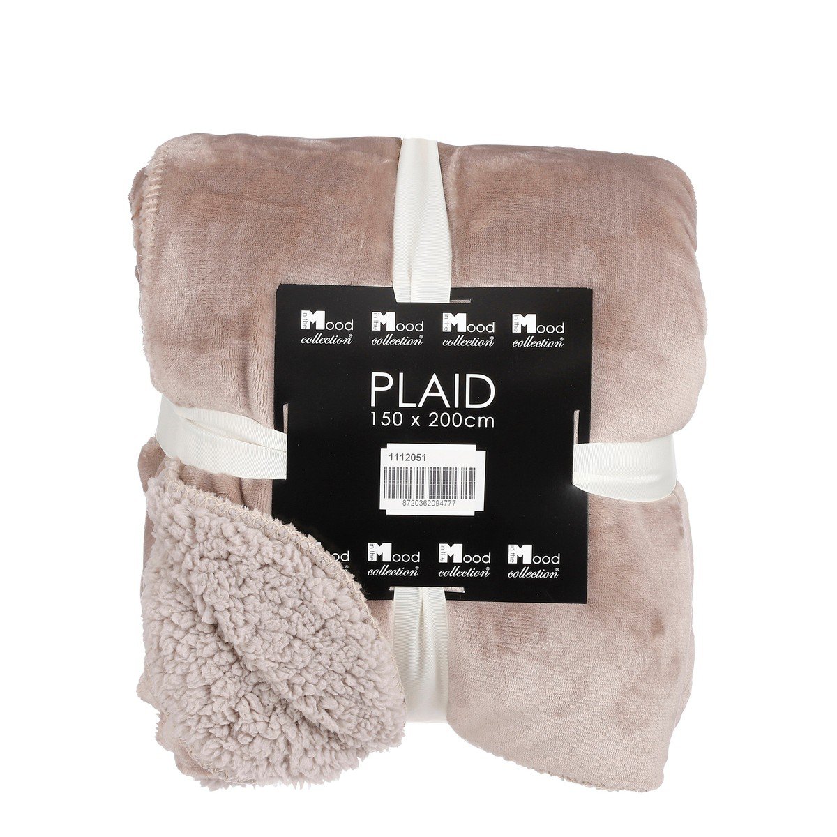 Mardy fleece plaid, beige, 200 × 150 cm