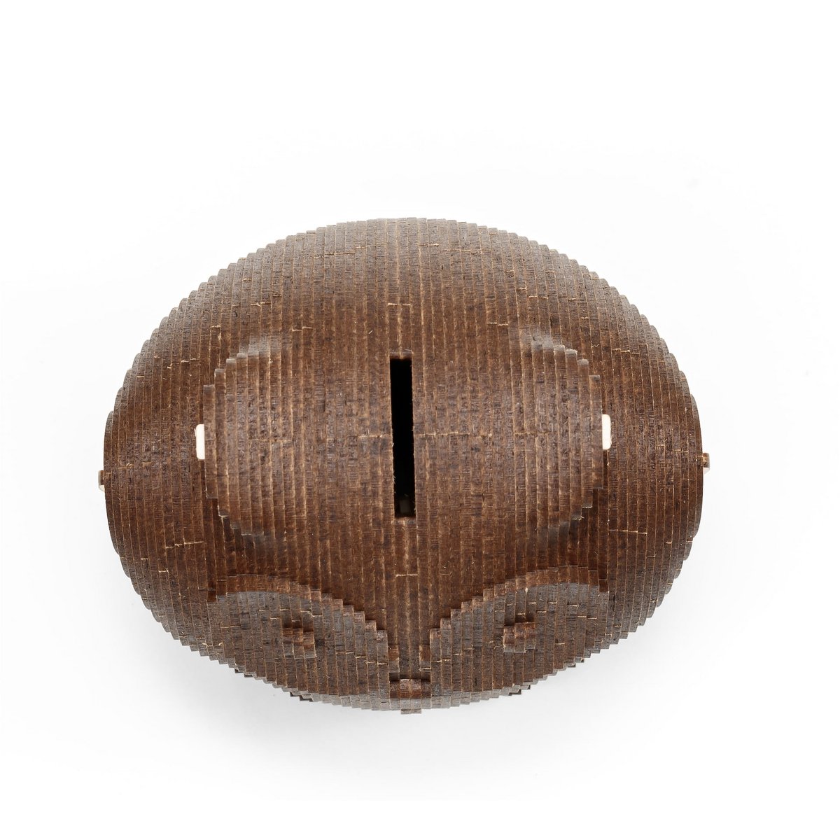 DIY houten spaarpot uil, 12,7 x 10,7 x 12,8 cm