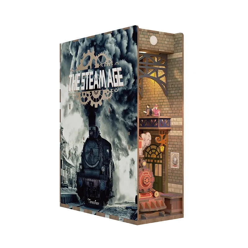 DIY book nook the steam age bookend, 24,5 cm