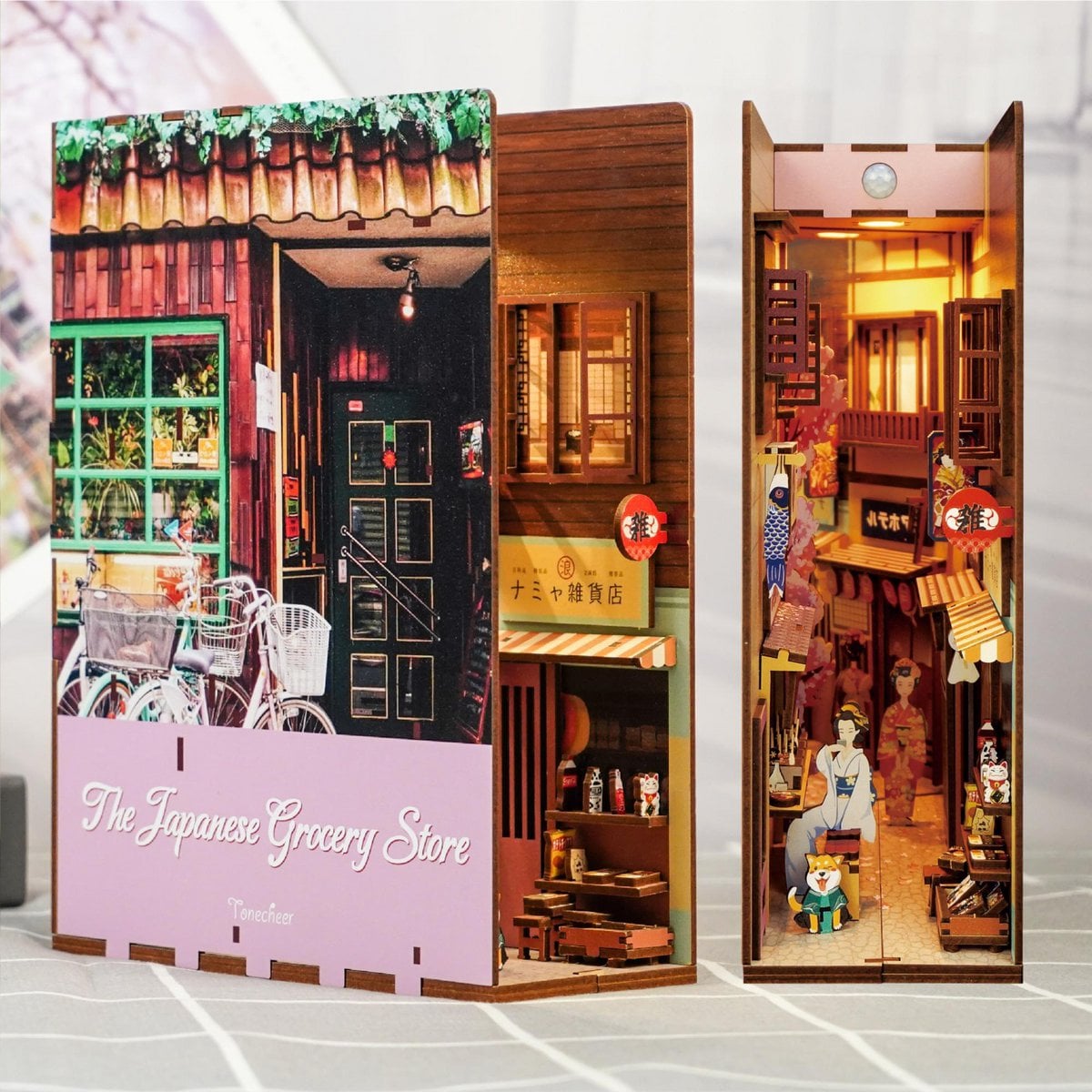 DIY book nook Japanse kruidenierswinkel, 24,5 cm