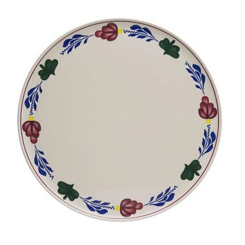 Plat bord Boerenbont, Ø33 cm 4 stuks