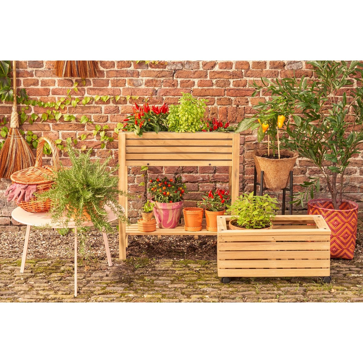 Plantenbak Glenwood rechthoek, 70 x 30 cm