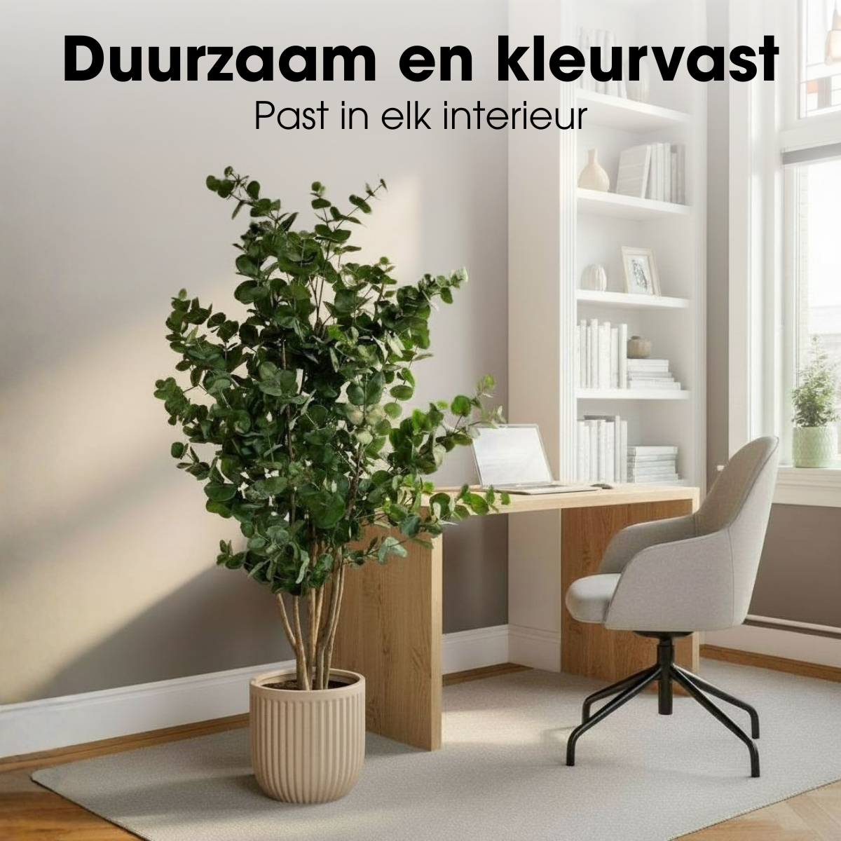 Eucalyptus kunstplant, 175 cm