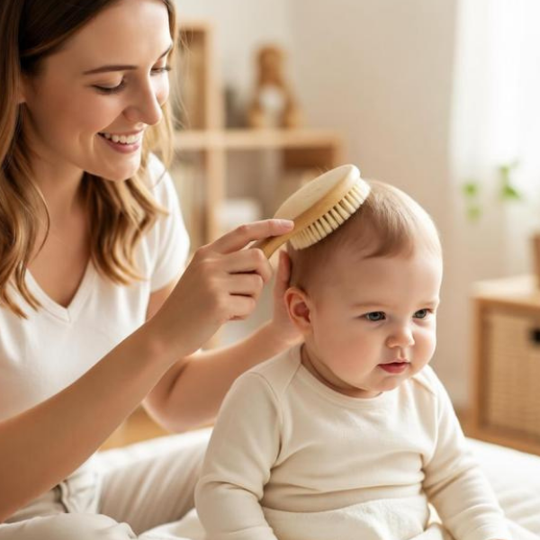 Bamboe haarverzorgingspakket voor baby's