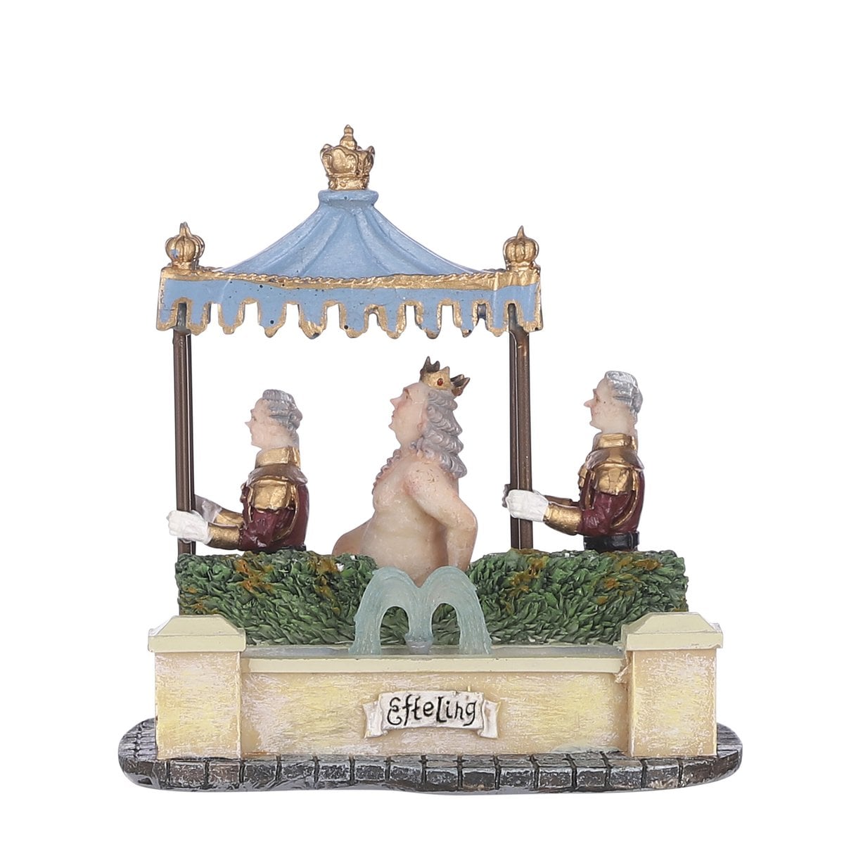 Efteling miniatuur 'De nieuwe kleren van de keizer', 11,5 cm hoog