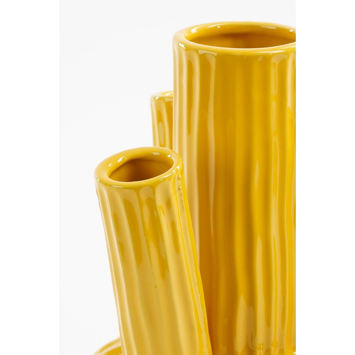 Mica Decorations Felipe Tulpenvaas – Keramiek Geel (H27 x Ø20 cm)